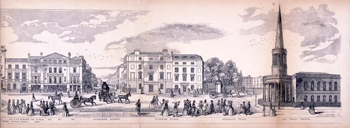 Panorama över London, 1849