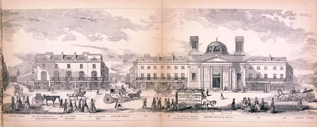 Panorama över London, 1849