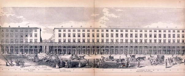 Panorama över London, 1849
