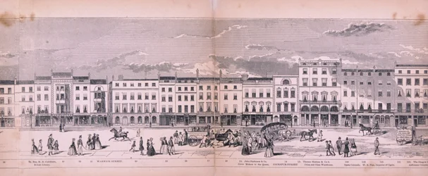 Panorama över London, 1849
