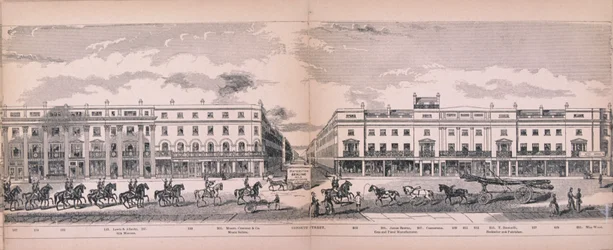 Panorama över London, 1849