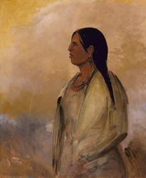 En Choctaw-kvinna, 1834.