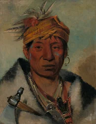 Ah-yaw-né-tak-oár-ron en krigare, 1831.