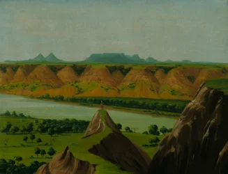 Big Bend på Upper Missouri, 20 mil ovanför St. Louis