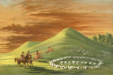 Butte de Mort, Sioux begravningsplats, Övre Missouri