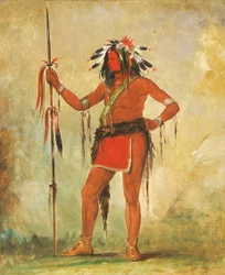 Cáh-be-múb-bee, Han som sitter överallt, en modig, 1835.