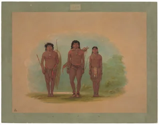 Chaco Chief, hans fru och en krigare