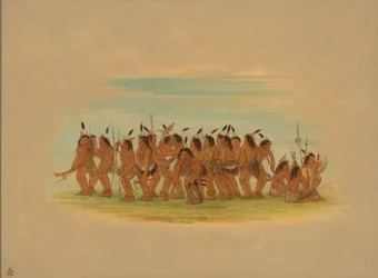 Hunddans - Sioux, 1861.
