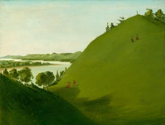 Floyds grav, där Lewis och Clark begravde sergeant Floyd 1804