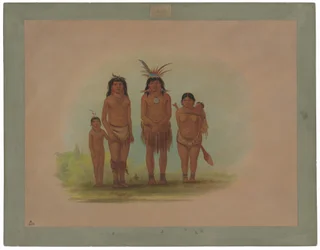 Fyra Sepibo-indianer