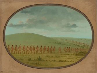 Indian File - Iowa, 18611869.