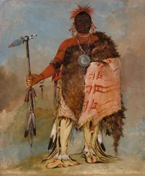 Om-pah-tón-ga, Big Elk, en berömd krigare