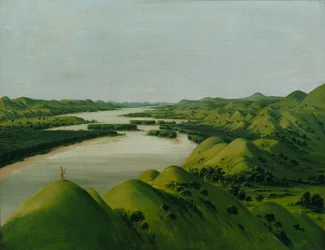 River Bluffs, 1320 Miles ovanför St. Louis, 1832.