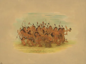 Scalp Dance - Sioux, 1861.