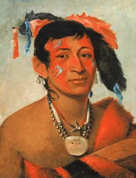 Sha-wá-no, The South, a Noted Warrior, 1831.