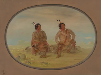 Två Choctaw-indianer, 18611869.