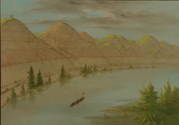 Utsikt i Grand Detour, Upper Missouri, 18611869.