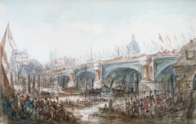 Invigning av Blackfriars Bridge, London, 1869