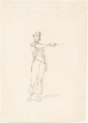 Amiral Sir Edward Pellew, första kvartalet 1800-talet (grafit)