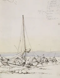 Tanka Boats on the Shore,