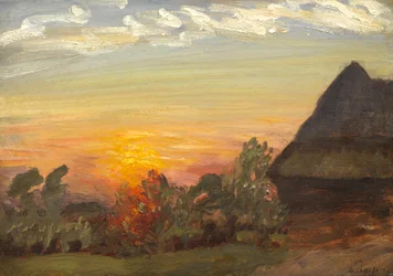 Duton Hill Sunset, 1938