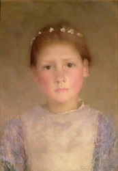 Daisy Wreath - En studie i svagt ljus, 1890