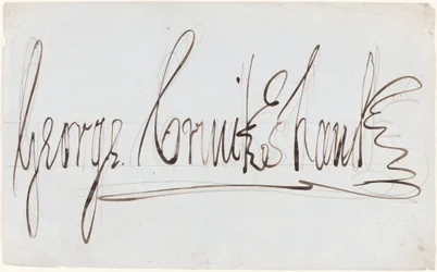 George Cruikshank (dekorativ signatur)