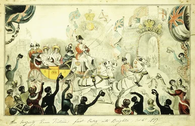 Hennes Majestät Drottning Victorias första inträde i Brighton 4 oktober 1837, 1837