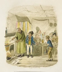 Illustration till "Oliver Twist"