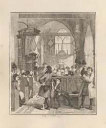 Jack Sheppard begår rånet i Willesden Church