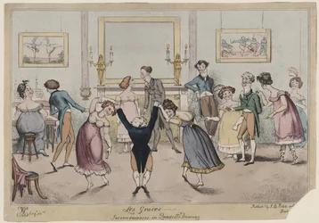 Les Graces, olägenheter i Quadrille Dancing