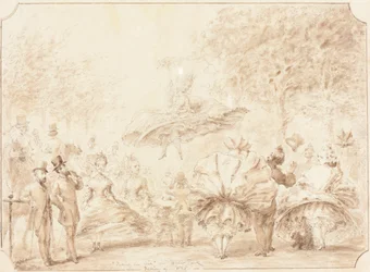 "Taking the Air" i Hyde Park [verso]