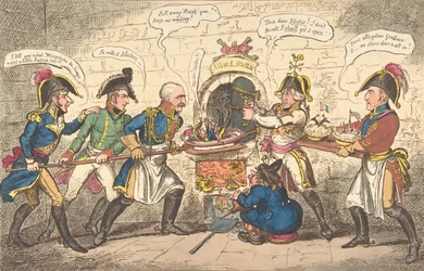 De allierade bagarna eller den korsikanska paddan i hålet, 1 april 1814., 1 april 1814.