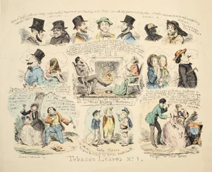 Tobaksblad nr 1, pub. 1851.