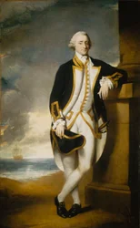 Kapten Hugh Palliser (1723-1796), ca 1775 (olja på duk)