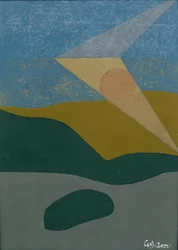 Namnlös, 2000 (olja på kort)