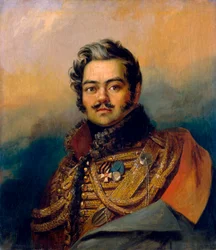 Denis Davydov, rysk soldat och poet, c1828.