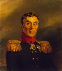 Porträtt av Alexey A. Arakcheyev (1769-1834)