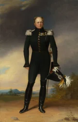 Porträtt av Rysslands kejsare Alexander I av Ryssland