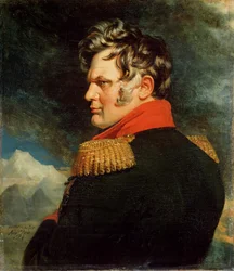 Porträtt av general Alexei Yermolov (1772-1861)