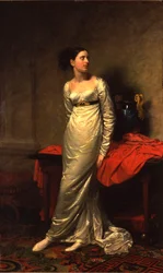 Porträtt av Mrs White