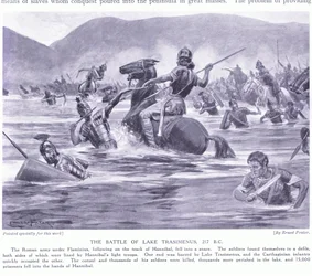 Slaget vid sjön Trasimene 217 f.Kr