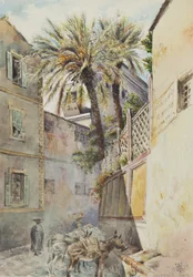 San Remo, 15 januari 1878 (wc på papper)