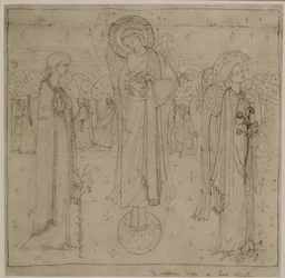 The Wonders Shape of Love Retreating, ca 1898-1901 (penna)