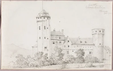 Slottet Oberlahnstein, Rhen