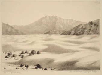 Sanddyner nära Palm Springs, Kalifornien, nr 2