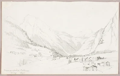 Från vårt hotell i Cortina