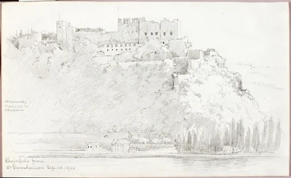 Rheinfels från St. Goarshausen