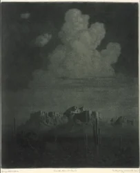 Superstition Mountain, Apache Trail, Arizona, till höger [nr 2]