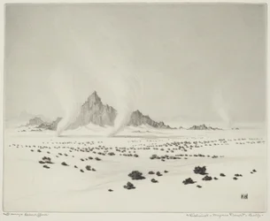 Whirlwinds, Mojave Desert, Kalifornien (nr 3)